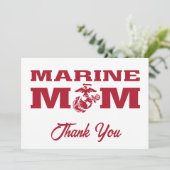 Mama Dankeskarte (Stehend Vorderseite)