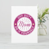 Mama Dankeskarte (Stehend Vorderseite)