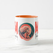 Mama Das Herz der Familie, Geschenk für Mama Tasse (Zentrum)