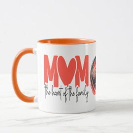 Mama Das Herz der Familie, Geschenk für Mama Tasse