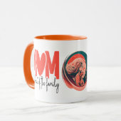 Mama Das Herz der Familie, Geschenk für Mama Tasse (Vorderseite Links)