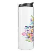Mama, das Herz der Familie Modedesign Thermosbecher (Nach links gedreht)