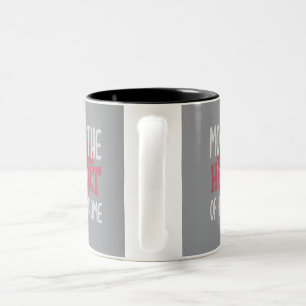 Mama Das Herz Des Zuhauses Rotes Herz Typography T Zweifarbige Tasse