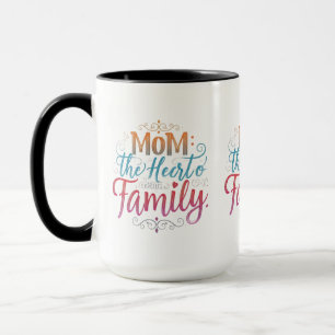 Mama: Das Herz unserer Familie" 15 oz Combo Tasse