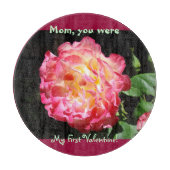 Mama, dass Sie meine ersten Valentinischen Schneid Schneidebrett (Vorderseite)