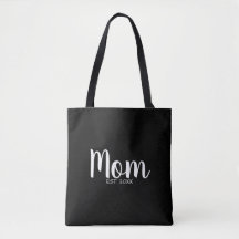 Mama Datum der Gründung Minimale moderne Typografi