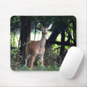 Mama Deer im Wald Mousepad (Mit Mouse)