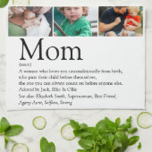 Mama Definition 9 FotoCollage Geschirrtuch (Gefaltet)