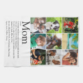 Mama Definition 9 FotoCollage Geschirrtuch (Horizontal)