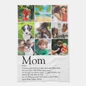 Mama Definition 9 FotoCollage Geschirrtuch (Vertikal)