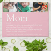 Mama Definition 9 Fotomaterial rosa Geschirrtuch (Gefaltet)