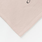 Mama Definition Elegante Script Rose Gold Glitzer Fleecedecke (Ecke)