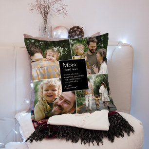 Mama Definition Funny & Heartfelt Familie Foto Kissen