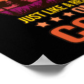 Mama Definition Halbmarathon Lover Running Poster (Ecke)