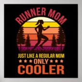 Mama Definition Halbmarathon Lover Running Poster (Vorne)
