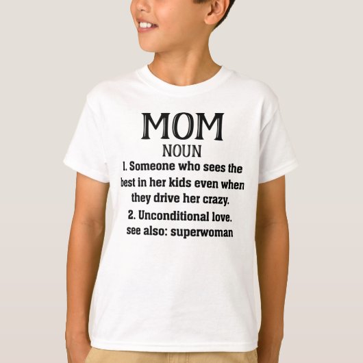 Mama Definition Shirt - Funny Mother Day Gift (Vorderseite)