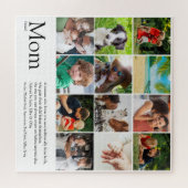 Mama Definition Zitat 12 FotoCollage Puzzle (Horizontal)