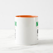 Mama dein Superheld Zweifarbige Tasse (Mittel)