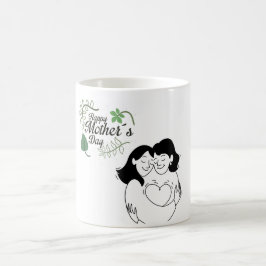 "Mama, deine Wärme ist mein Trost. Muglady" Kaffeetasse