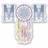 Mama "Denim and Dream Catcher" gestrichen | Beauti Aufkleber (Vorderseite)