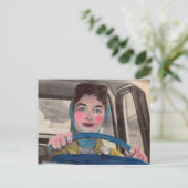 Mama der 50er Jahre Postkarte (Stehend Vorderseite)