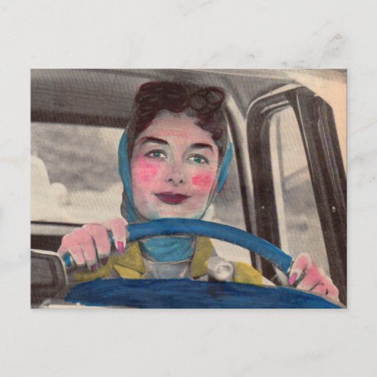 Mama der 50er Jahre Postkarte (Vorderseite)