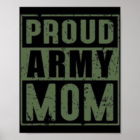 Mama der amerikanischen Militärveteranen D Poster (Vorne)