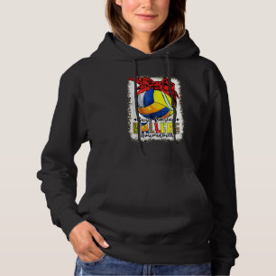 Mama der beiden Volleyball-Tennisplätze beschäftig Hoodie