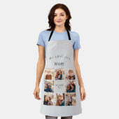 Mama der benutzerdefinierten achter Foto-Family-Co Schürze (Getragen)