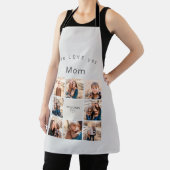 Mama der benutzerdefinierten achter Foto-Family-Co Schürze (InSitu)