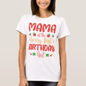 Mama der Berry Birthday Sweet Mama Erdbeeren T-Shirt (Vorderseite)