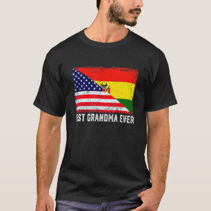 Mama der besten Großmutter je Amerikanerin Bolivie T-Shirt