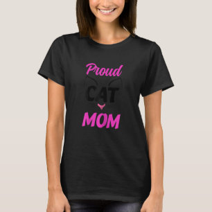 Mama der besten Katze je Proud Cat Mama T-Shirt