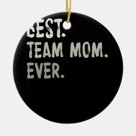 Mama der besten Mannschaft je Sport Keramik Ornament (Vorne)