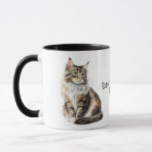 Mama der besten Norwegischen Waldkatze je Tasse (Links)