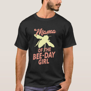 Mama der Bienentag-Girl-Biene zum Geburtstag T-Shirt