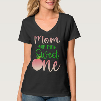 Mama der Birthday One Peach 1. Summer Fruit Fam T-Shirt