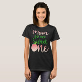 Mama der Birthday One Peach 1. Summer Fruit Fam T-Shirt (Vorne ganz)