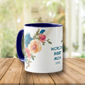 Mama der Blue Peach-Rose Tasse
