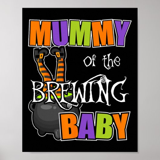 Mama der Brewing Baby Halloween Kostüme Poster (Vorne)