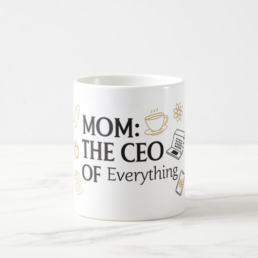 Mama: Der CEO von Everything Funny Kaffeetasse (Mittel)