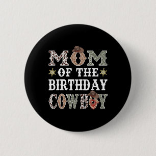 Mama der Cowboy-Rodeo-Mama Button