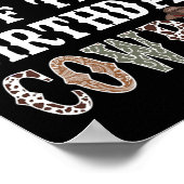 Mama der Cowboy-Rodeo-Mama Poster (Ecke)