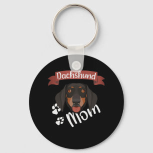 Mama der Dackel, Mama der Hunde Schlüsselanhänger