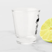 Mama der Dackel Schnapsglas (Links)
