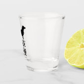 Mama der Dackel Schnapsglas (Rechts)