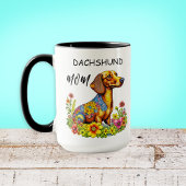 Mama der Dackel von niedlichen Cartoon Tasse