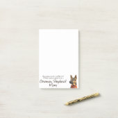 Mama der deutschen Hirten Post-it Klebezettel (Auf Schreibtisch)