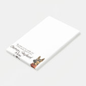 Mama der deutschen Hirten Post-it Klebezettel (angewinkelt)