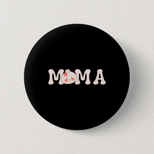Mama der Dumpling ersten Geburtstagsba Button (Vorderseite)
